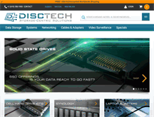 Tablet Screenshot of disctech.com
